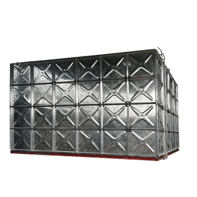 Hot-dip galvanized water tank